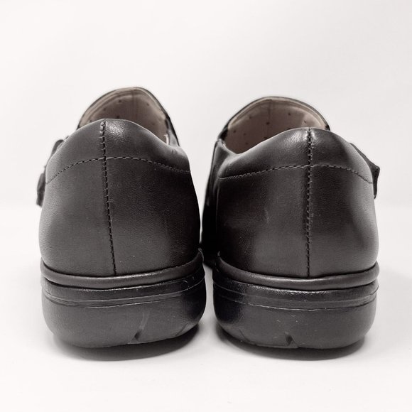 Women's Clarks Unstructured 16731 Slip On Leather Clogs Shoes Brown Sz‎ 7.5 EUC - Picture 4 of 11